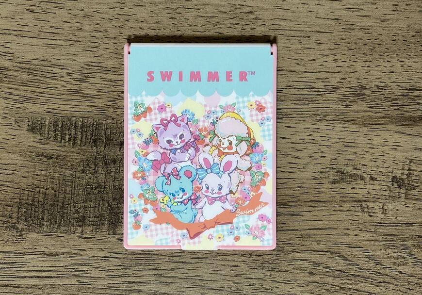 セリア、SWIMMERミニミラーKawaii画像