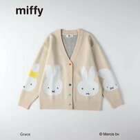 「ミッフィー」70周年おめでとう！限定デザインの〈ざっくりカーディガン〉がレアで可愛い！【ライトオン】