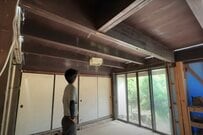 【築127年古民家DIY】2階の床の一部を“解体”→美しく芸術的な“吹き抜け”に大変身！