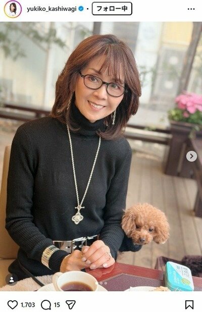 柏木由紀子のInstagram投稿