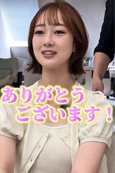 スッキリまとまる「くびれボブ」に変身