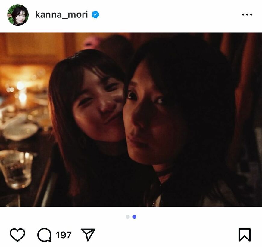 出所：森カンナのInstagram（@kanna_mori）参照日：2025年8月11日