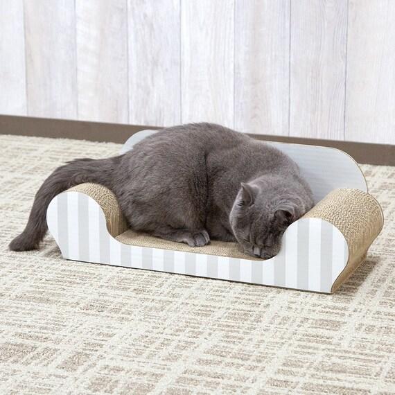 出所：ニトリ公式通販ニトリネット にゃんそふぁ 爪とぎ付き(グレー)