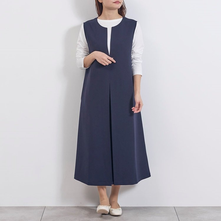 出所：ケユカ公式　キーネックジャンパースカート