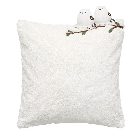 出所：ニトリ公式　クッションカバー（シマエナガファー gSCy7a）