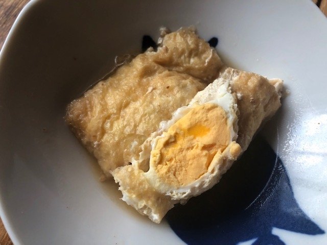 卵イン油揚げ