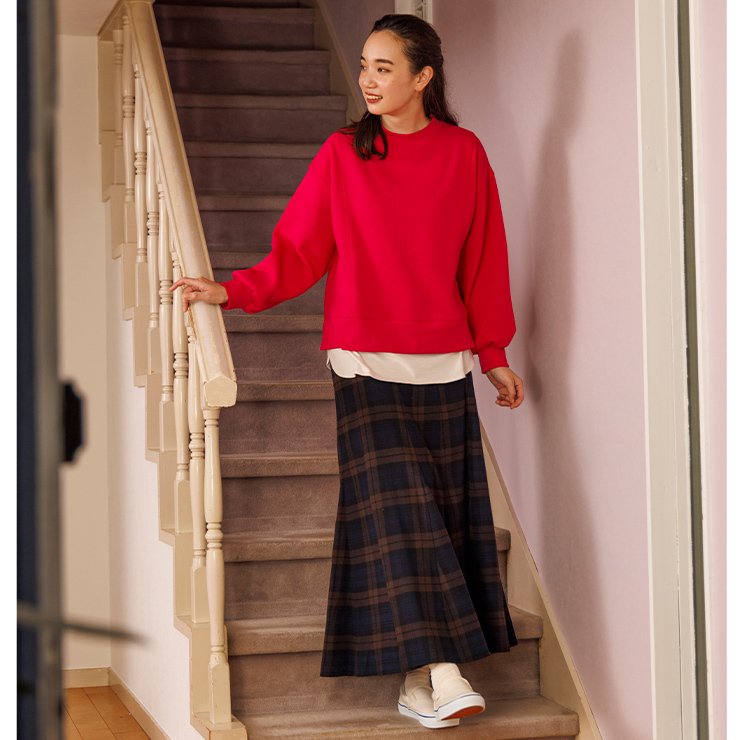 出所：しまむら公式オンラインストア レディース　マーメイドスカート（LOGOS DAYS）ネイビー