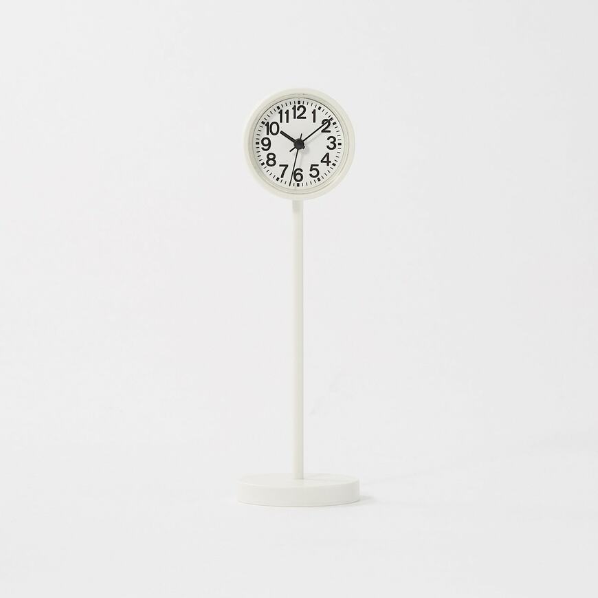 出所：無印良品ネットストア 公園の時計・ミニ　ホワイト