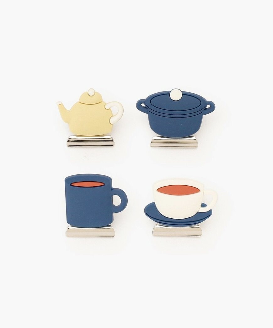 アフタヌーンティー公式 フルールデュクールマグネットクリップ4個セット