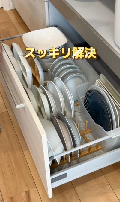 100均の商品を使った収納