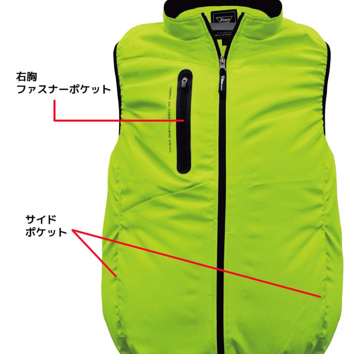 着られるスタイリッシュな空調服®ベスト