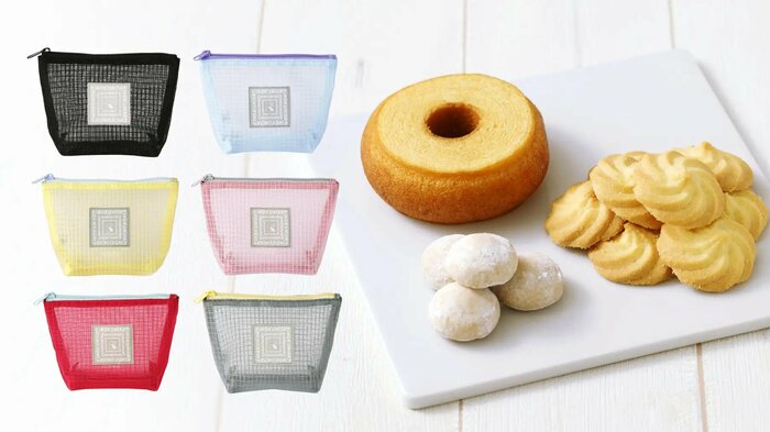 【紀ノ国屋】「メッシュスイーツポーチ」