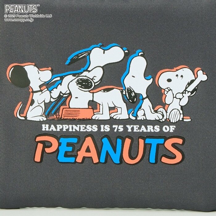 ピーナッツ75周年 フラットポーチ