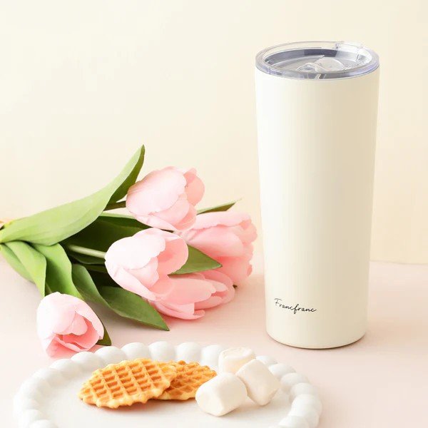 フランフラン　フタ付きステンレスタンブラー