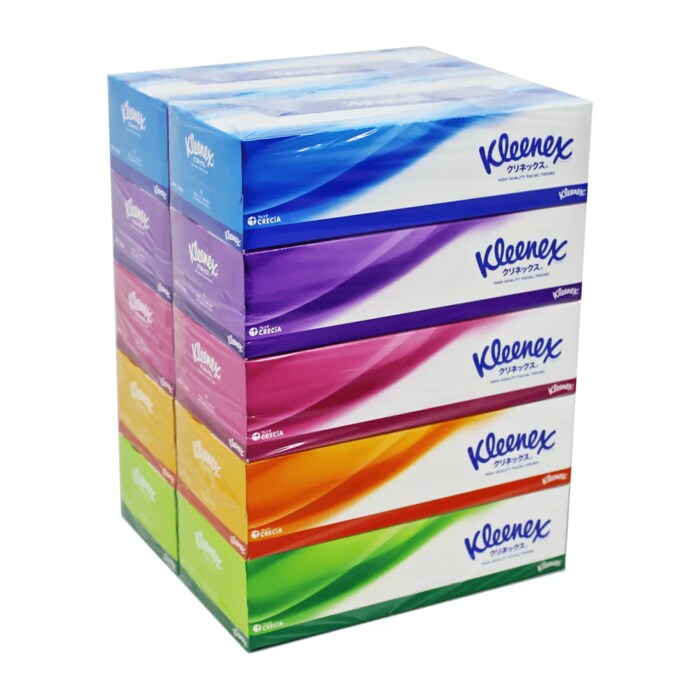 クリネックスティッシュー 180枚×10箱