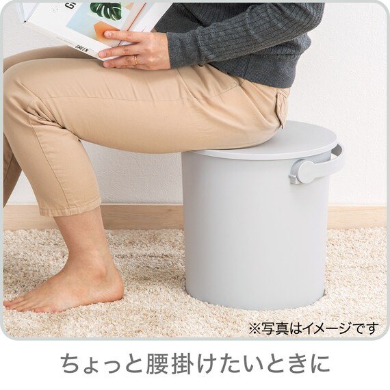 出所：ニトリ公式通販 ニトリネット 蓋付きトイボックス(グレー 15L)