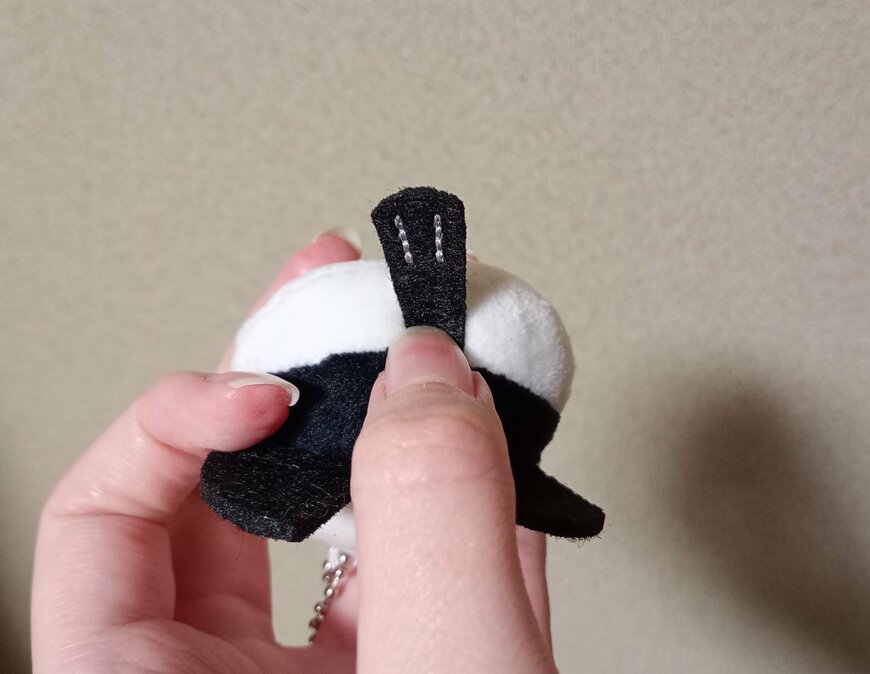 筆者撮影（セリア、マスコットキーホルダーふわふわシマエナガ）