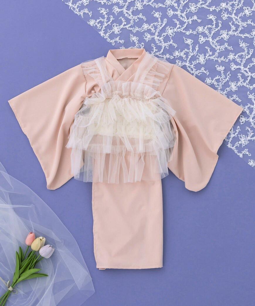 出所：パルグループ公式ファッション通販サイト 3COINS 着物：100～110cm／ひな祭り