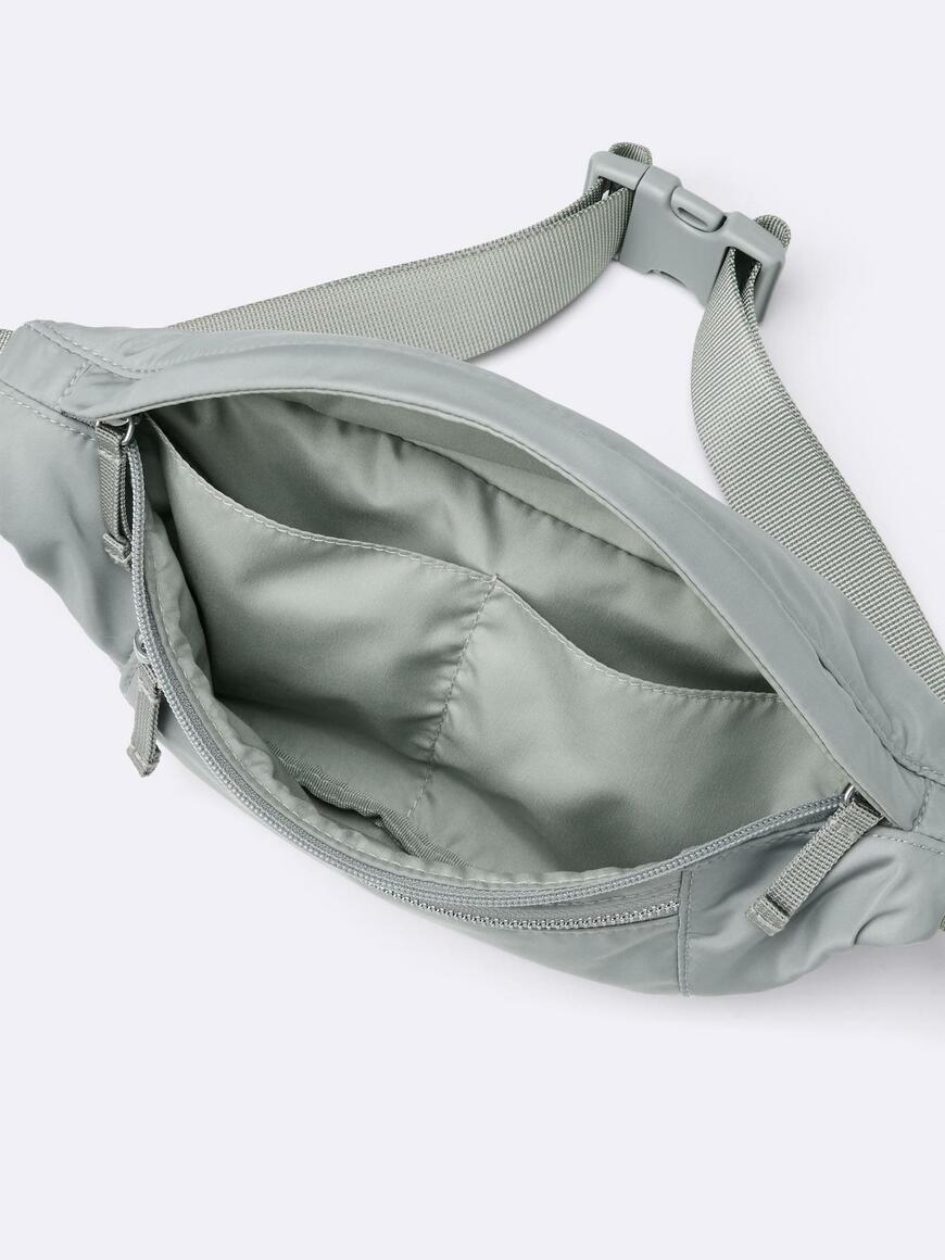 出所：GU公式 ナイロンツイルベルトバッグ+E