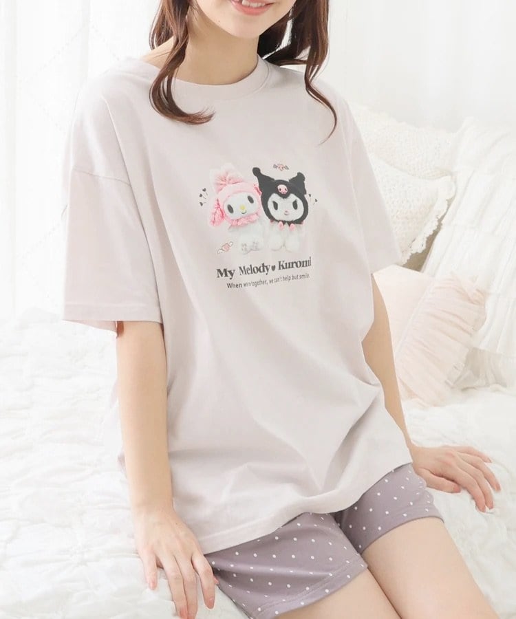 出所：ハニーズ公式　サンリオキャラクターズ／ルームウェア（上下セット）