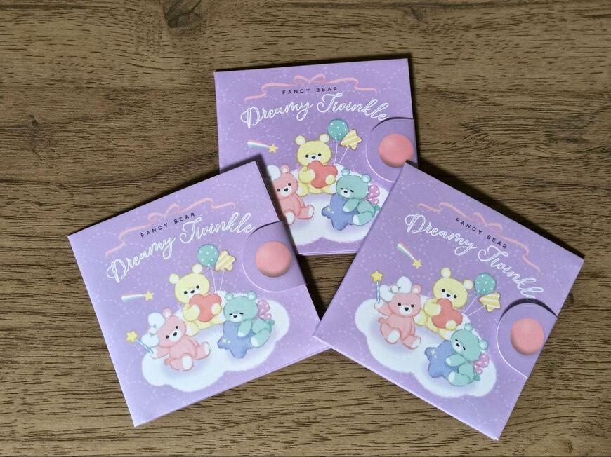 筆者撮影（キャンドゥ、ポチ袋 3枚 おさいふ型）