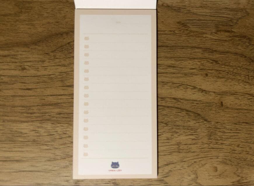 セリア、メモ チェックリスト トラベルネコ 30枚商品画像