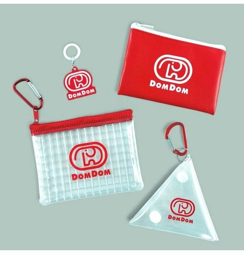 どむぞうくん カラビナ付きミニメッシュポーチ