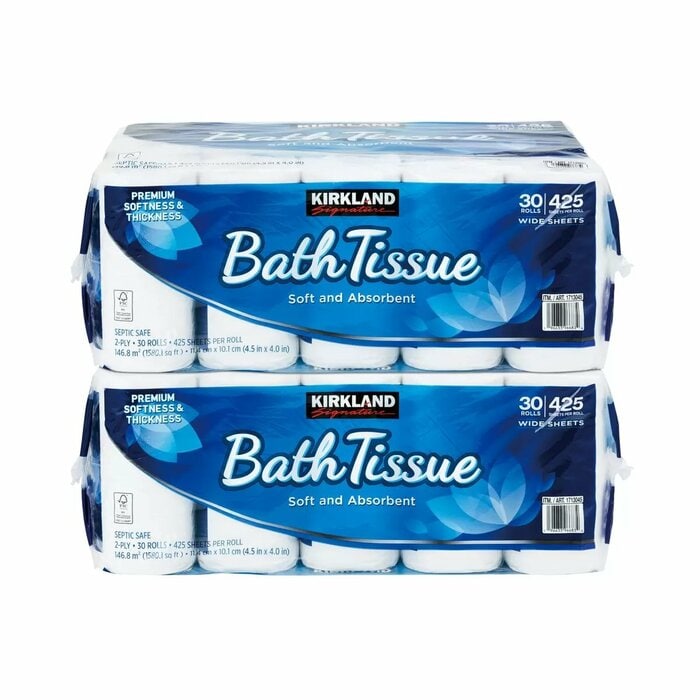 カークランドシグネチャーのトイレットペーパー