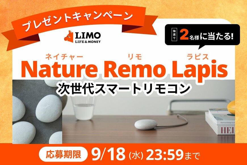 【9/18まで】まるで本物の石⁉︎ 節電機能を備えた次世代スマートリモコンが抽選で当たる！