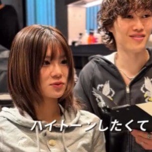 「ハイトーンにしたい」何度もカラー履歴のある茶髪の女性→パール系ミルクティーカラーに大変身