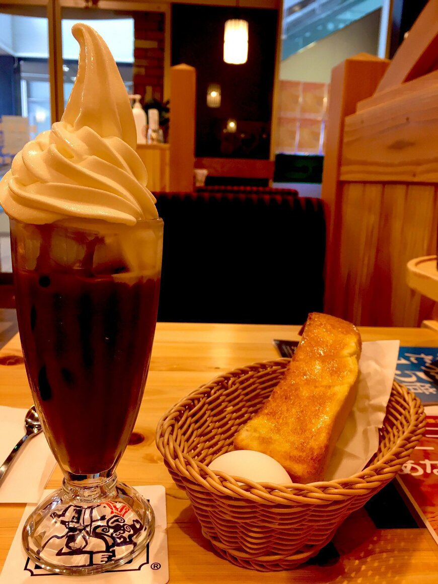 コメダ珈琲店のモーニングサービス