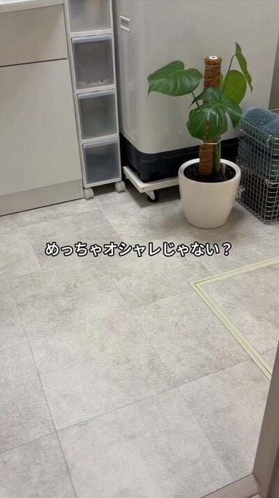 変身後の床