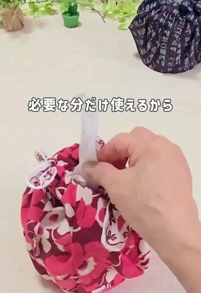 変身後の収納カバー
