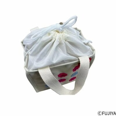 不二家ミルキー さがら刺繍ランチバッグ 保冷保温機能付き