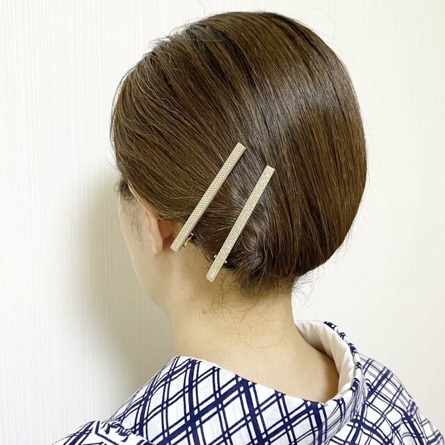 【1分で完成】ヘアゴム1本とヘアクリップだけ！時短「和風まとめ髪」 着物に合う大人の上品ヘアアレンジ