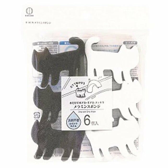「ネコピカ　メラミンスポンジ６個入（110円）」