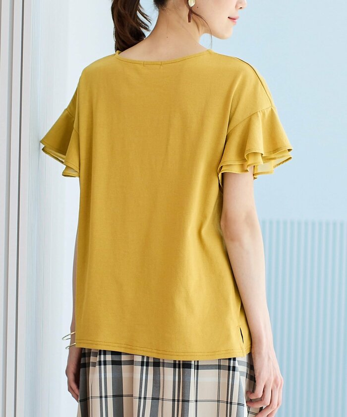 ハニーズ公式　フリル袖Tシャツ