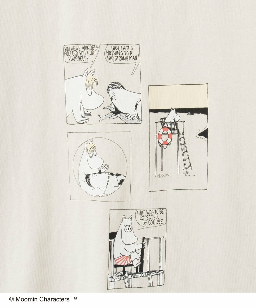 出所：ハニーズ公式　ムーミン／半袖Ｔシャツ