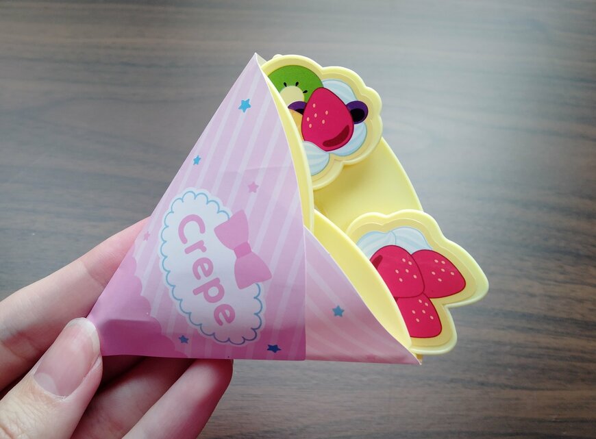 筆者撮影（ダイソー、クレープやさんセット）