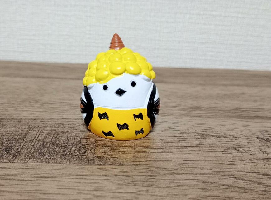 筆者撮影（キャンドゥ、リトルフレンド ツノ1本鬼 シマエナガ）