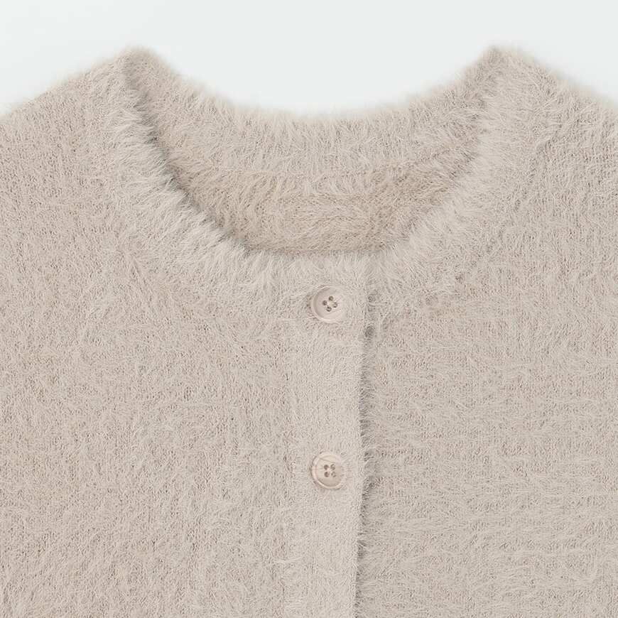 出所：ワークマン公式　レディースシャギークルーカーデガン