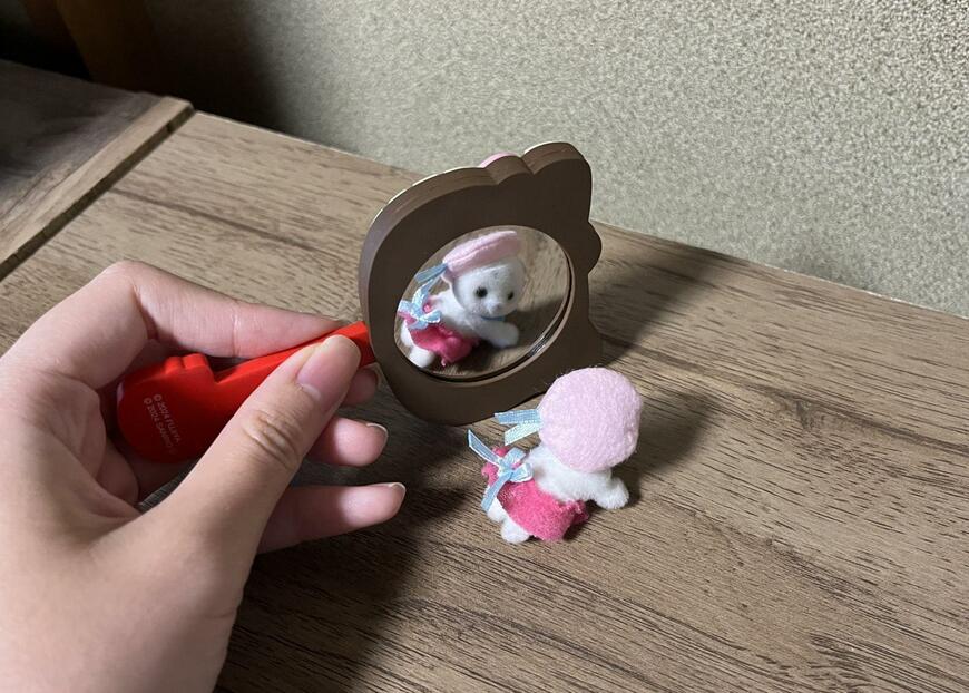 ブルーブルーエ、サンリオキャラクターズチョコレートハンドミラーの画像