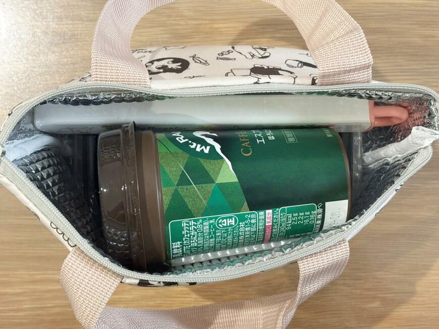 キャンドゥの猫デザイン「保冷・保温ランチバッグ」