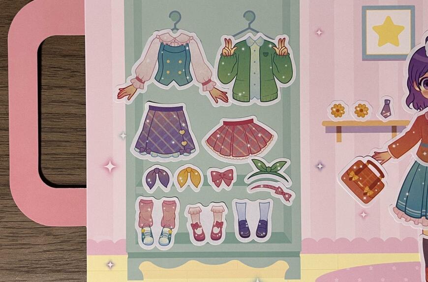 セリア、ドレスアップシールバッグ コスチュームルーム商品画像