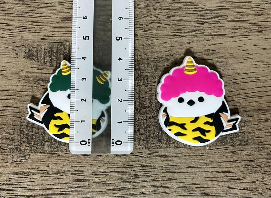 キャンドゥ、マグネットコレクション PVC製 鬼シマエナガ形状 2P画像