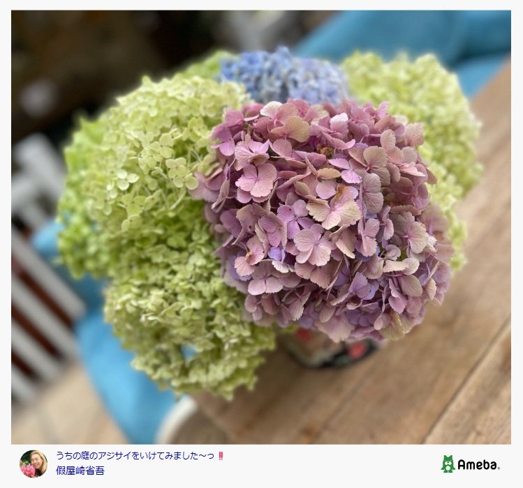 假屋崎省吾のAmebaブログ投稿