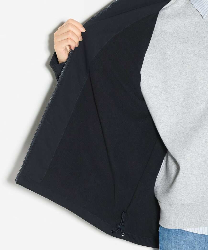 裏フリースフードブルゾン