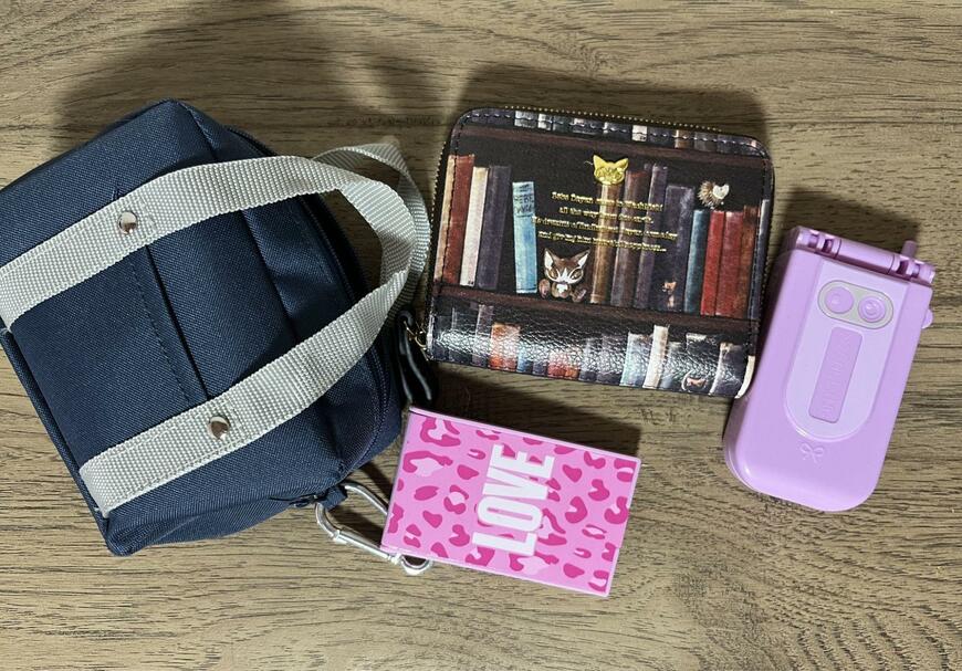 キャンドゥ、CA ミニスクールバッグキーホルダー NV画像