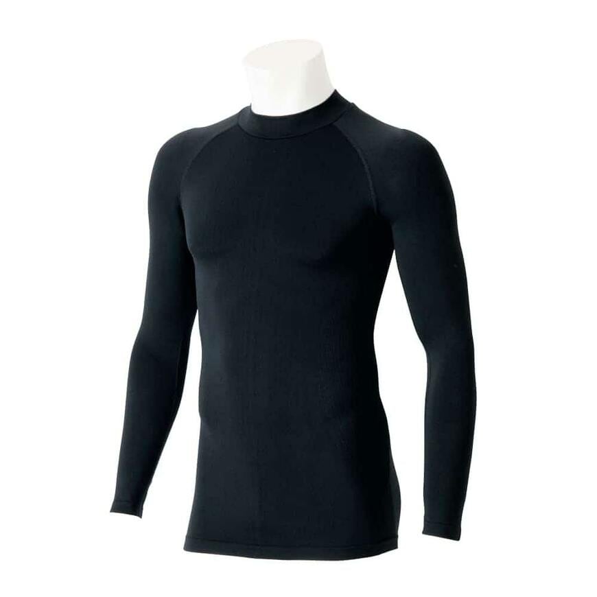 ワークマン　クロスワーク立体成型長袖ローネック