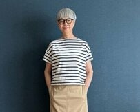 【70代マダム】無印良品の「ボーダーTシャツ」を着こなす。シンプルな合わせ方がこなれ感たっぷり！